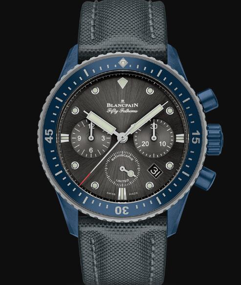 Blancpain Fifty Fathoms Watch Review Bathyscaphe Chronographe Flyback Ocean Commitment Replica Watch 5200 0310 G52A